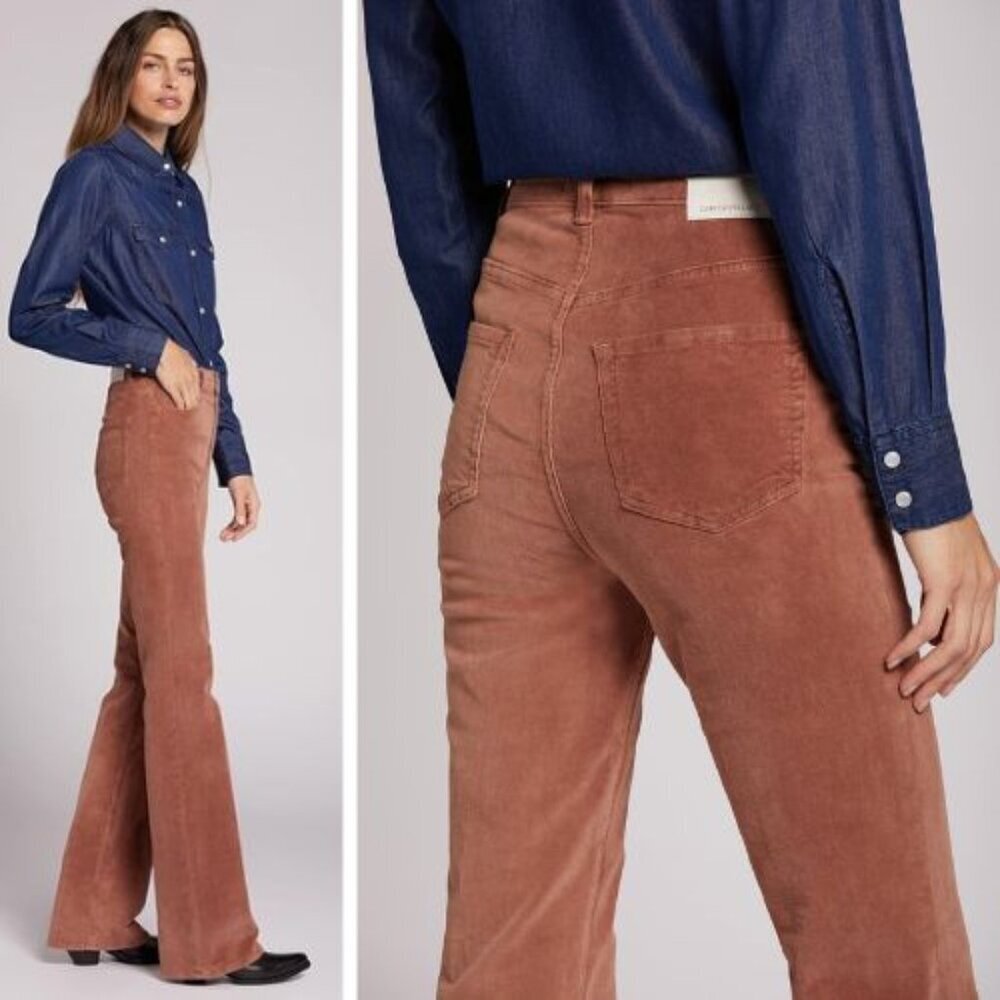 Current/Elliott Women's The Side Street Corduroy Pants Size 30 - 23595